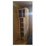 Wood storage cabinet 24x24x83.5