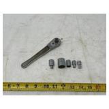 Snap-on ratchet appears to be a model FV71, a