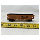 vintage AHM D&RGW 4-bay open hopper train car