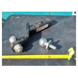 Hitch receiver with 1 7/8 inch ball and a 2 inch