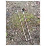 Rake and hoe