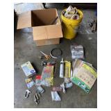 Sandpaper , lightbulbs and everything on floor