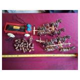 Clydesdale and wagon with barrels