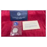 1973 Eisenhower uncirculated silver dollar 40%