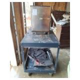 Smokin-it electric smoker with cover and utility