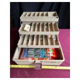 Old Pal tackle box with contents.