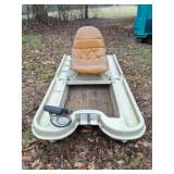 Water Scamp plastic boat 77 inch x 40.5 with
