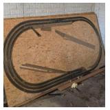Train track on 4x8 sheet press wood