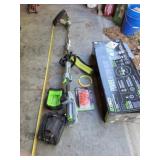 Ego 16 inch battery operated string trimmer with