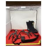 Rattling antlers, gun sling, Kenyan binoculars