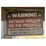 Outside wall decor and signs