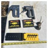 Staplers and stables small screw drivers