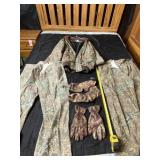 Clarkfield XL camo insulated coat, and camp pants
