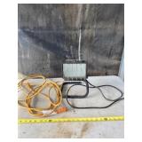Electric work light and extension cord