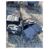 Large batteries with cases