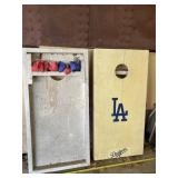 Dodgers corn hole boards