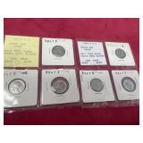 1943 Pï¿½s , Dï¿½s, Sï¿½s steel war pennies