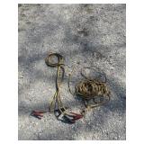 Extension cord with good ends and jumper cables
