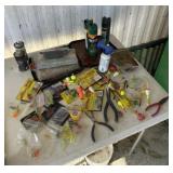 Fishine lure holder fishing supplies, bug spray