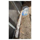 4 pieces of PVC pipe 10 foot long approximate one