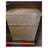 4 drawer mid century modern  dresser measures 30