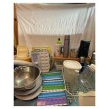 Coffee pot, strainer, dish strainer, egg cartons