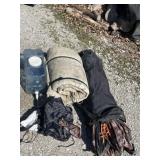 Deer, blind steaks, water jug cushion