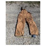 Real work insulated bibs, extra large short 42 to