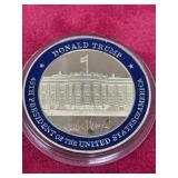 Commemorative Donald Trump gold-plated challenge