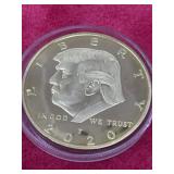 2020 Gold Plate Donald Trump commemorative coin