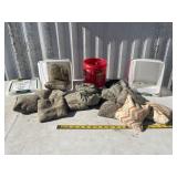 Cornhole bags, some camo