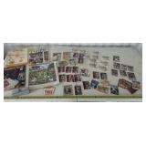Baseball cards and magazines