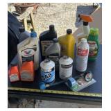 Oil cleaning supplies for car