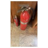 2 fire extinguishers