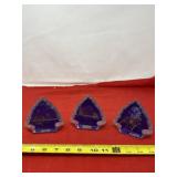 Taiwan crystal arrowhead decor with wolves.