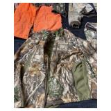 Lincoln Outfitters size XL camo pants and jacket,