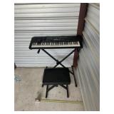 Yamaha piano with bench electric