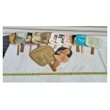 Antique Advertising fans, hand fans,