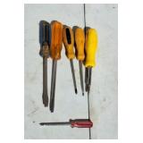 Stanley and other screw drivers