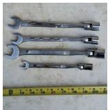 tools are a set of flex-head combination