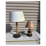 2 lamps 1 is sports themed