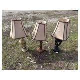 3 lamps with the same lamp shade