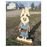 4ft tall easter bunny statue