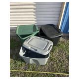 3 totes with lids