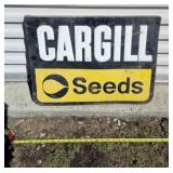 Cargill seen double sided sign
