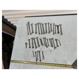 Assortment of open end wrenches