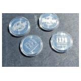 promotional collectible tokens or tokens from a