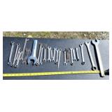 Various of sizes of wrenches