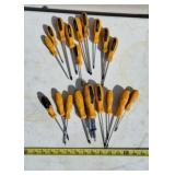 Flat head and Phillip screw drivers
