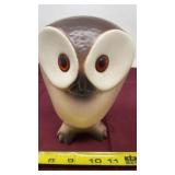 Barn owl was large eyes 7 inches tall